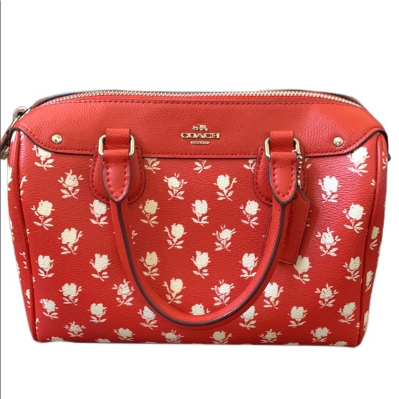 Coach Handbags - ❤️SALE❤️🎉HOST PICK🎉COACH Mini Bennett Satchel Floral Print Like New